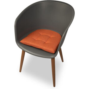 Poduszka na krzesło domowe skandynawskie OSLO 40×40 pomarańczowa