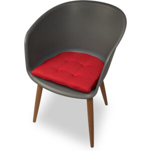 Poduszka na krzesło domowe skandynawskie OSLO 40×40 czerwona