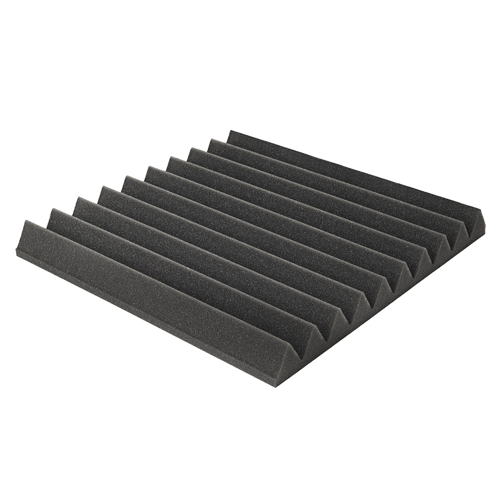 Wygłuszająca pianka akustyczna klin 50x50x2,5 cm antracytowa - 1 szt