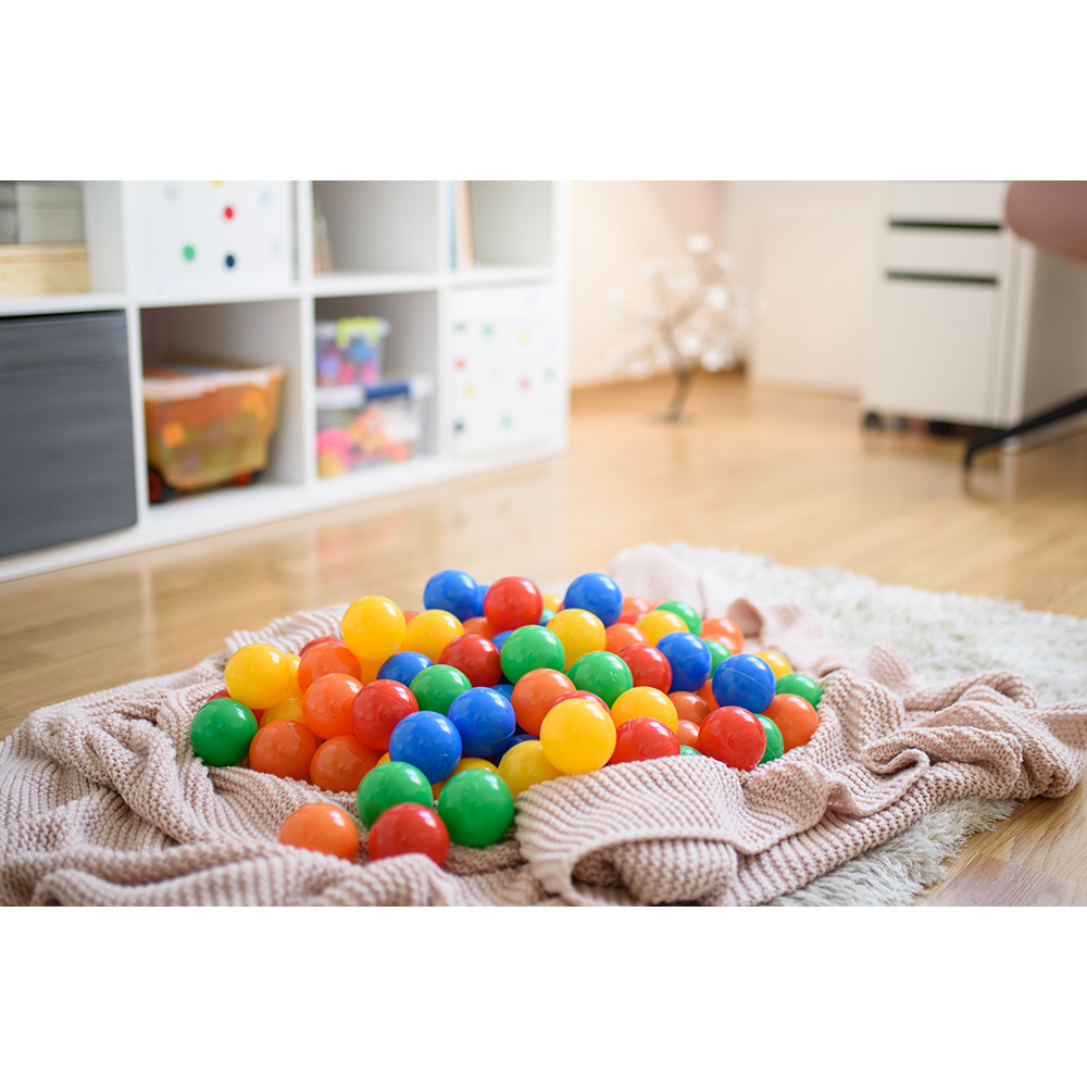 Piłki do suchego basenu 6 cm 100 szt Kpl. 1 - obrazek 2