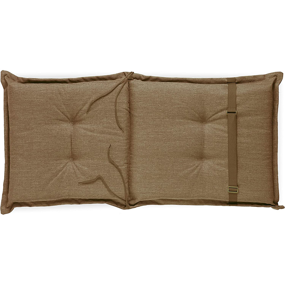 Poduszka na leżak krzesło ogrodowe CALIFORNIA 100×50 brązowa - obrazek 4