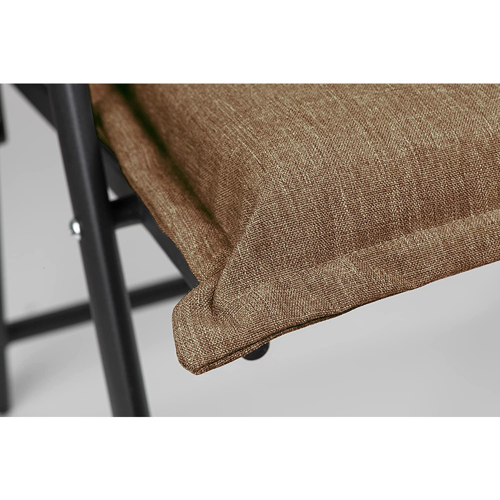 Poduszka na leżak krzesło ogrodowe CALIFORNIA 100×50 brązowa - obrazek 3