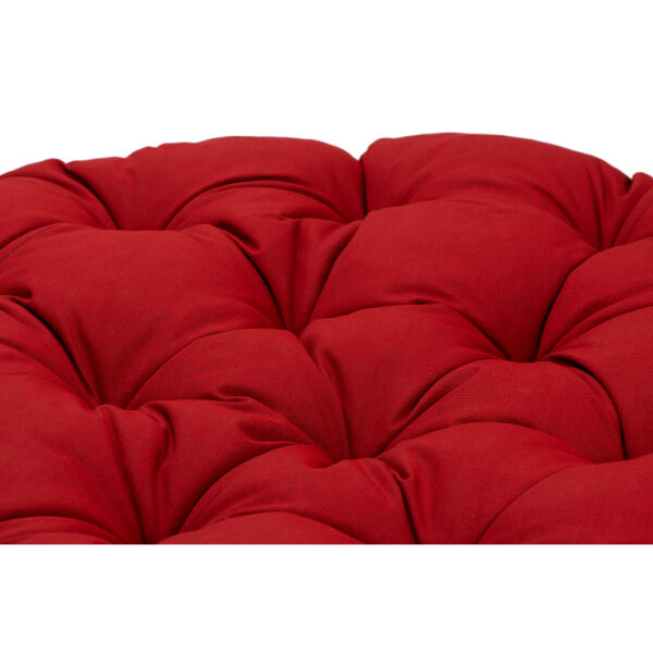 Fotel obrotowy model PAPASAN z poduszką czerwony - obrazek 4