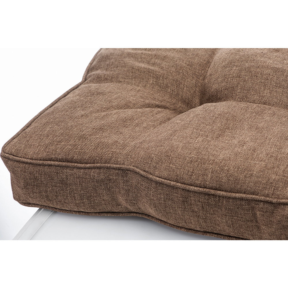 Poduszka siedzisko na meble ogrodowe model RATTAN 70x70cm brązowa - obrazek 3