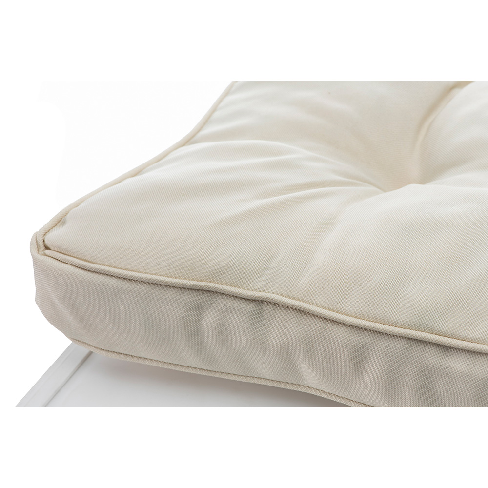 Poduszka siedzisko na meble ogrodowe model RATTAN 40x40cm kremowa - obrazek 3