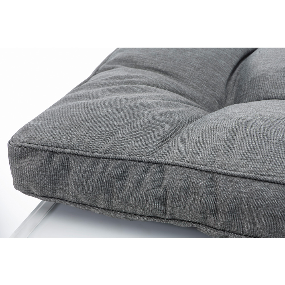 Poduszka siedzisko na meble ogrodowe model RATTAN 50x50cm jasno szara - obrazek 3