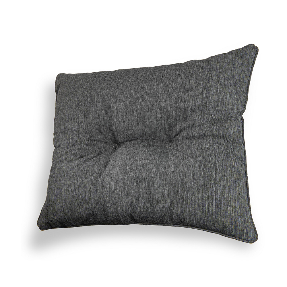 Poduszka oparcie na meble ogrodowe model RATTAN 60x40cm ciemno szara