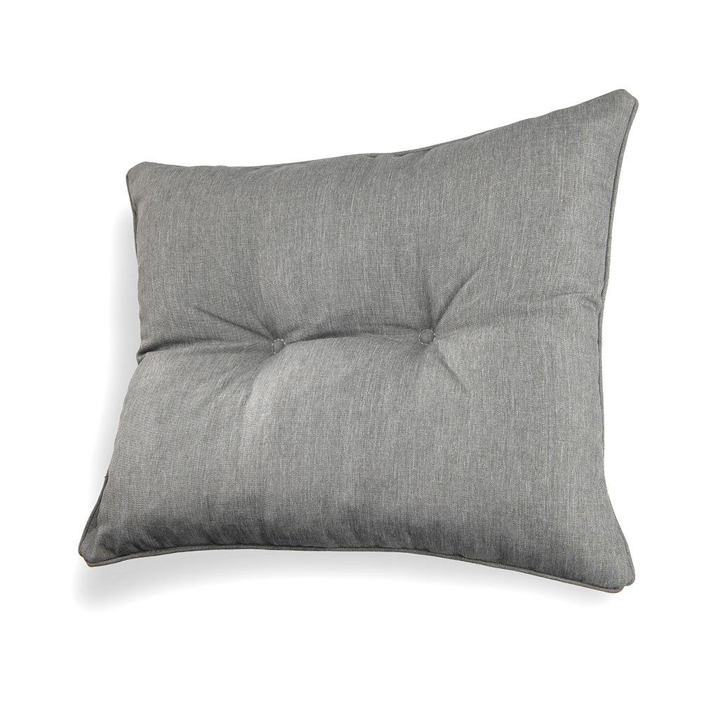 Poduszka oparcie na meble ogrodowe model RATTAN 50x40cm jasno szara