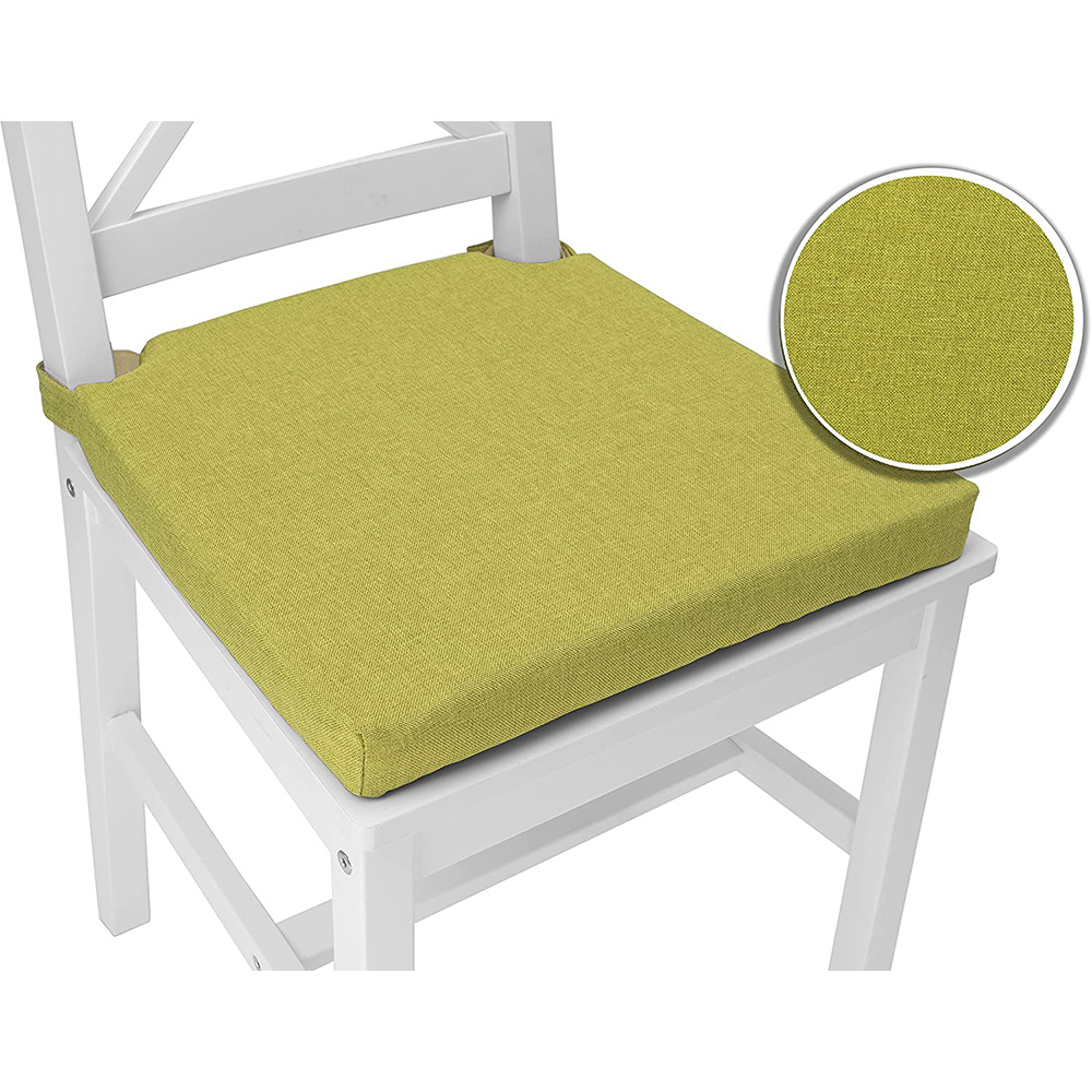 Poduszka na krzesło domowe do jadalni ROMA 35x40 zielona