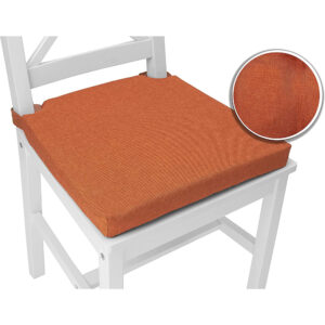 Poduszka na krzesło domowe do jadalni ROMA 35x40 pomarańczowa