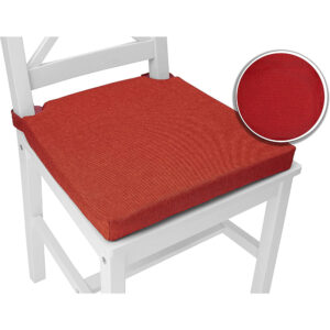 Poduszka na krzesło domowe do jadalni ROMA 35x40 czerwona