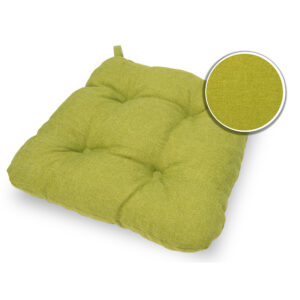 Poduszka z rzepem na krzesło i fotel ogrodowy SUZA+RZEP 40x40 zielona