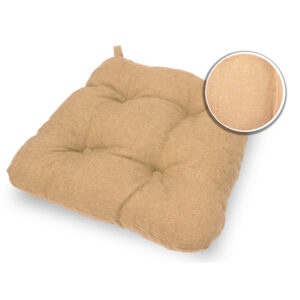 Poduszka z rzepem na krzesło i fotel ogrodowy SUZA+RZEP 40x40 piaskowa