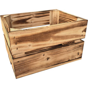 Drewniana skrzynia 25x20x15 cm wytrzymała regał rustykalna