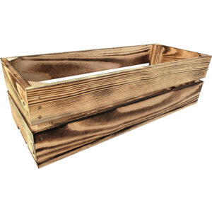 Drewniana skrzynia 50x20x15 cm wytrzymała regał rustykalna