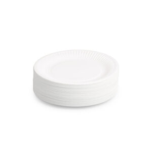 Talerzyki papierowe jednorazowe ekologiczne 18 cm - 100 szt