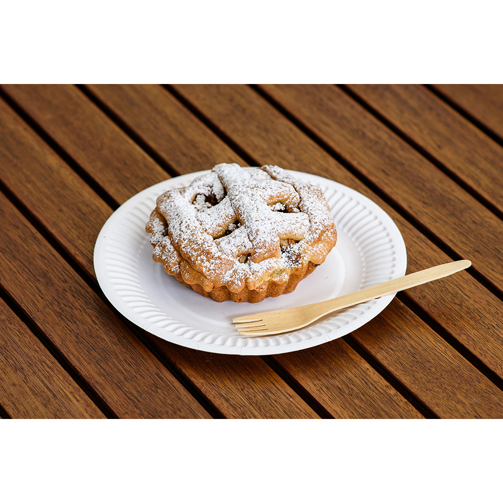 Drewniane widelce jednorazowe ekologiczne 140mm - 100 szt - obrazek 3