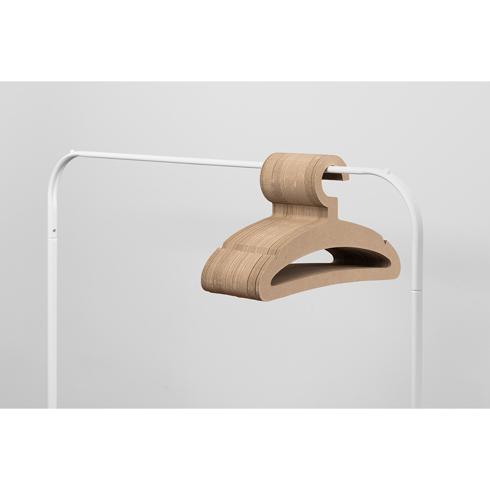 Wieszaki tekturowe ekologiczne uniwersalne na ubrania 25 szt TYP 2 - obrazek 3