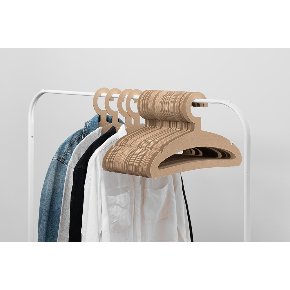 Wieszaki tekturowe ekologiczne uniwersalne na ubrania 25 szt TYP 2 - obrazek 4