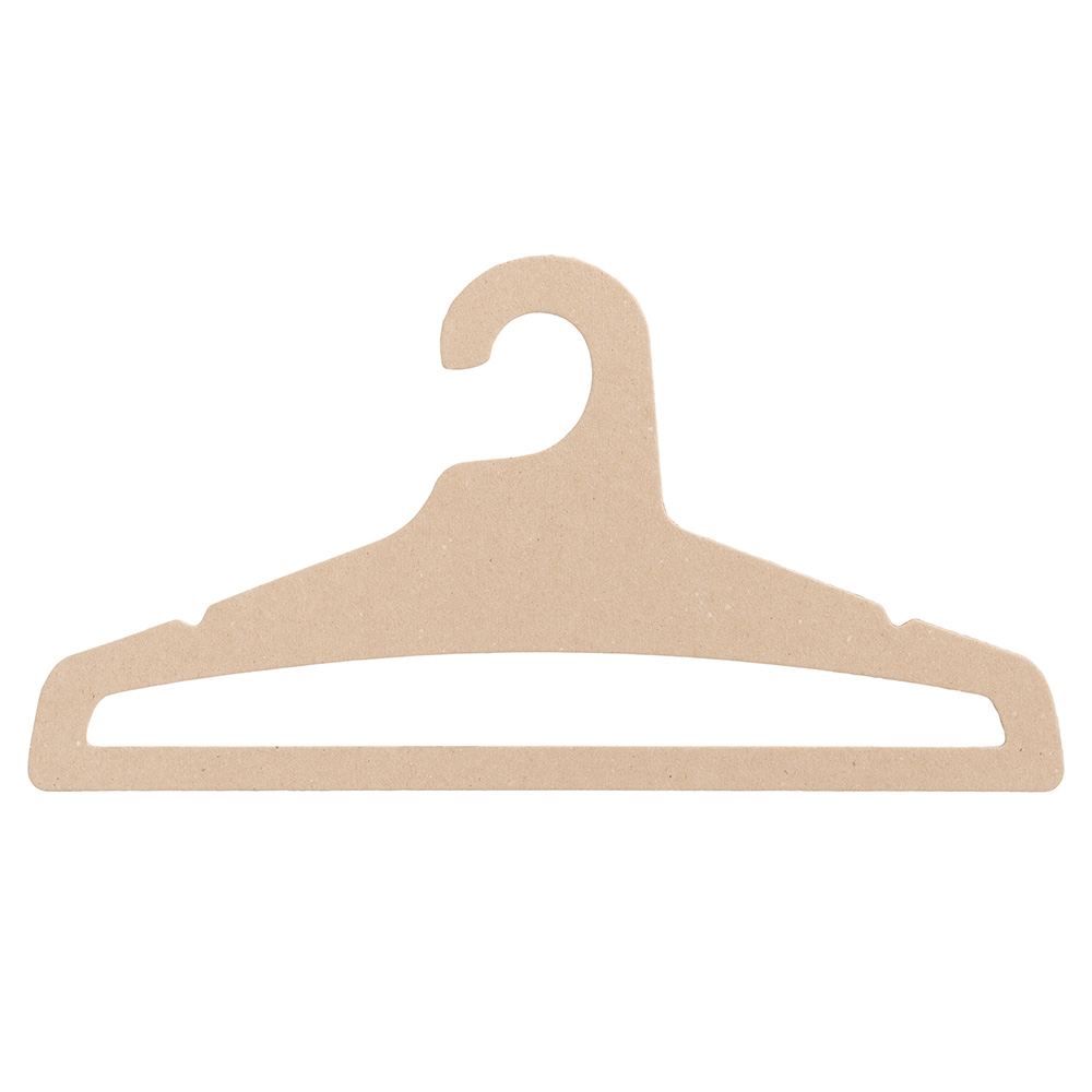 Wieszaki tekturowe ekologiczne uniwersalne na ubrania 25 szt TYP 3 - obrazek 2