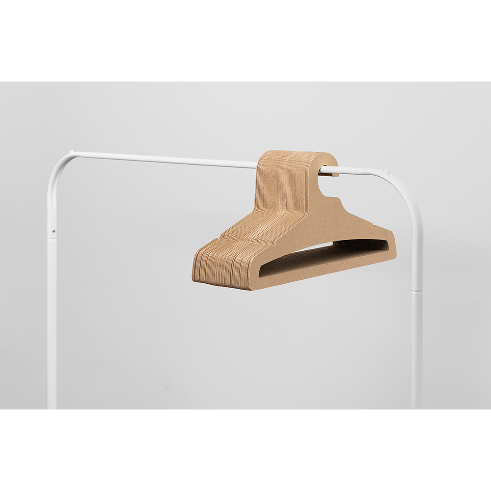 Wieszaki tekturowe ekologiczne uniwersalne na ubrania 25 szt TYP 3 - obrazek 3