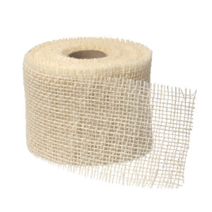 Wstążka jutowa BIAŁA - 30cm