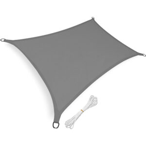 Wodoodporny żagiel ogrodowy przeciwsłoneczny 3x5m szary