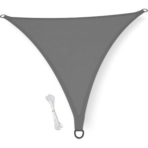 Przewiewny żagiel ogrodowy przeciwsłoneczny 3x3x3m szary