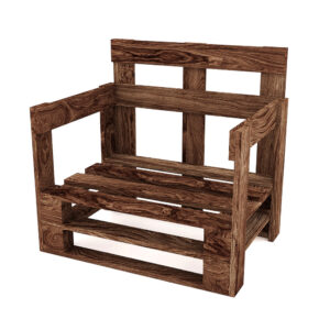 Fotel z palet model MPE DĄB