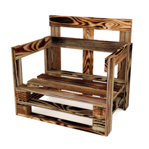 Fotel z palet model MPE RUSTYKALNY