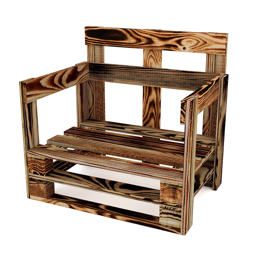 Fotel z palet model MPE RUSTYKALNY