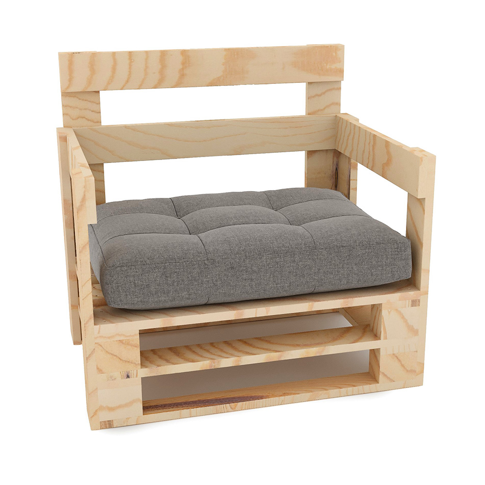 Fotel z palet model MPE NATURALNY - obrazek 2