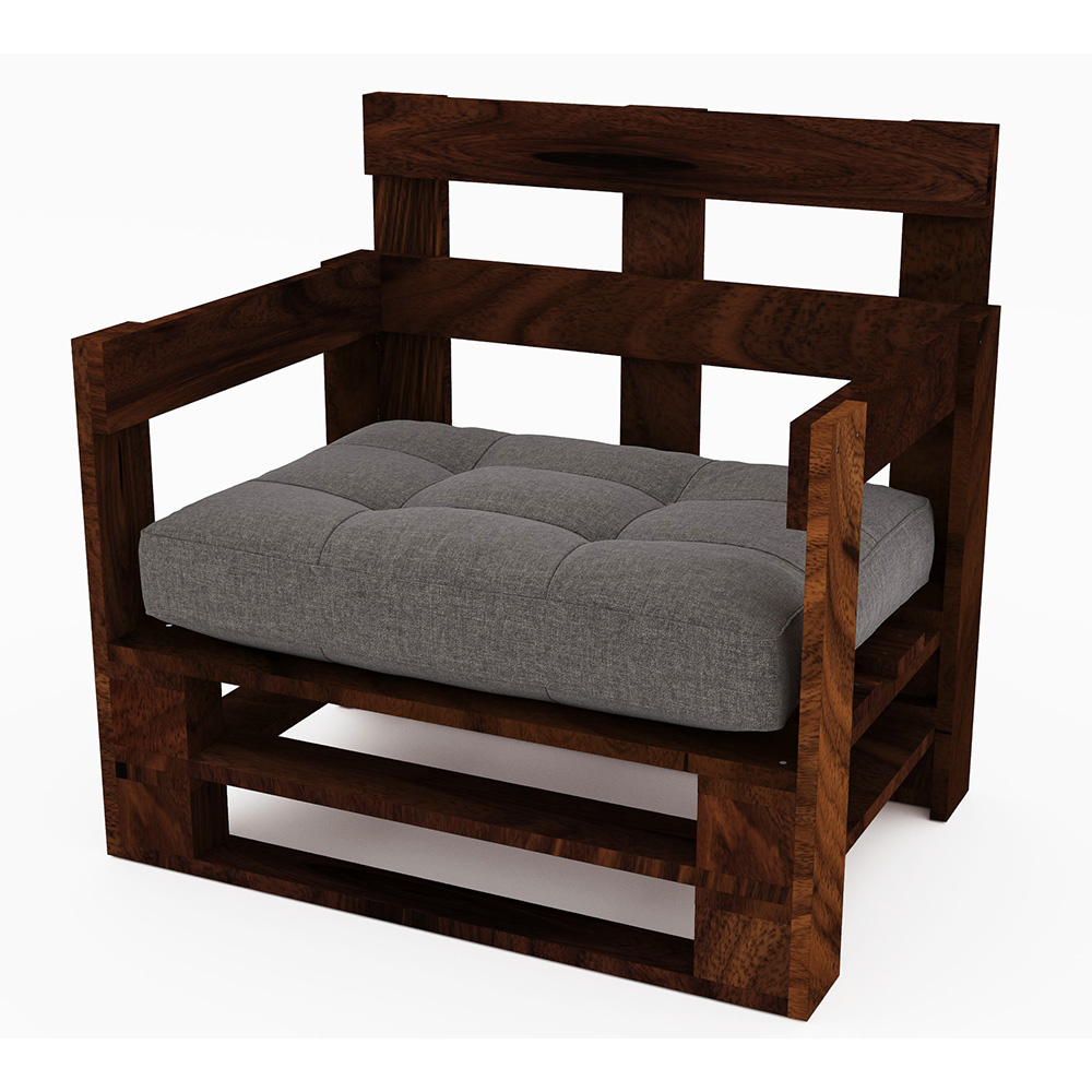 Fotel z palet model MPE PALISANDER - obrazek 2