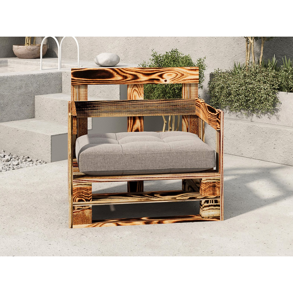 Fotel z palet model MPE RUSTYKALNY - obrazek 3