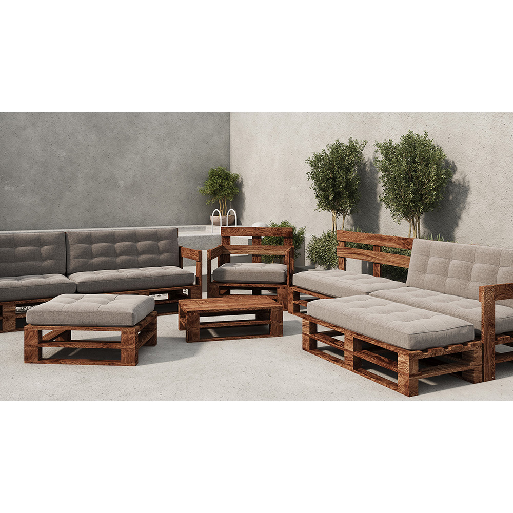 Fotel z palet model MPE DĄB - obrazek 4