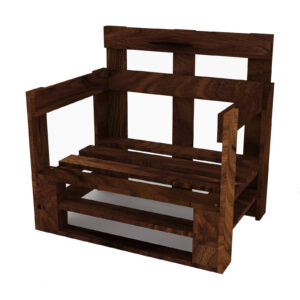 Fotel z palet model MPE PALISANDER