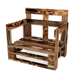 Fotel z palet model MPE RUSTYKALNY