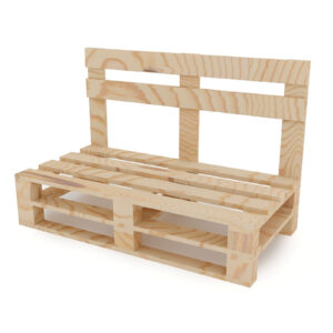 Ławka z palet model MPE NATURALNA