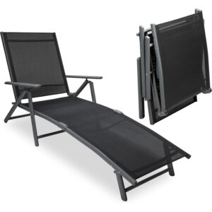 Aluminiowy leżak ogrodowy model CALIFORNIA 190cm