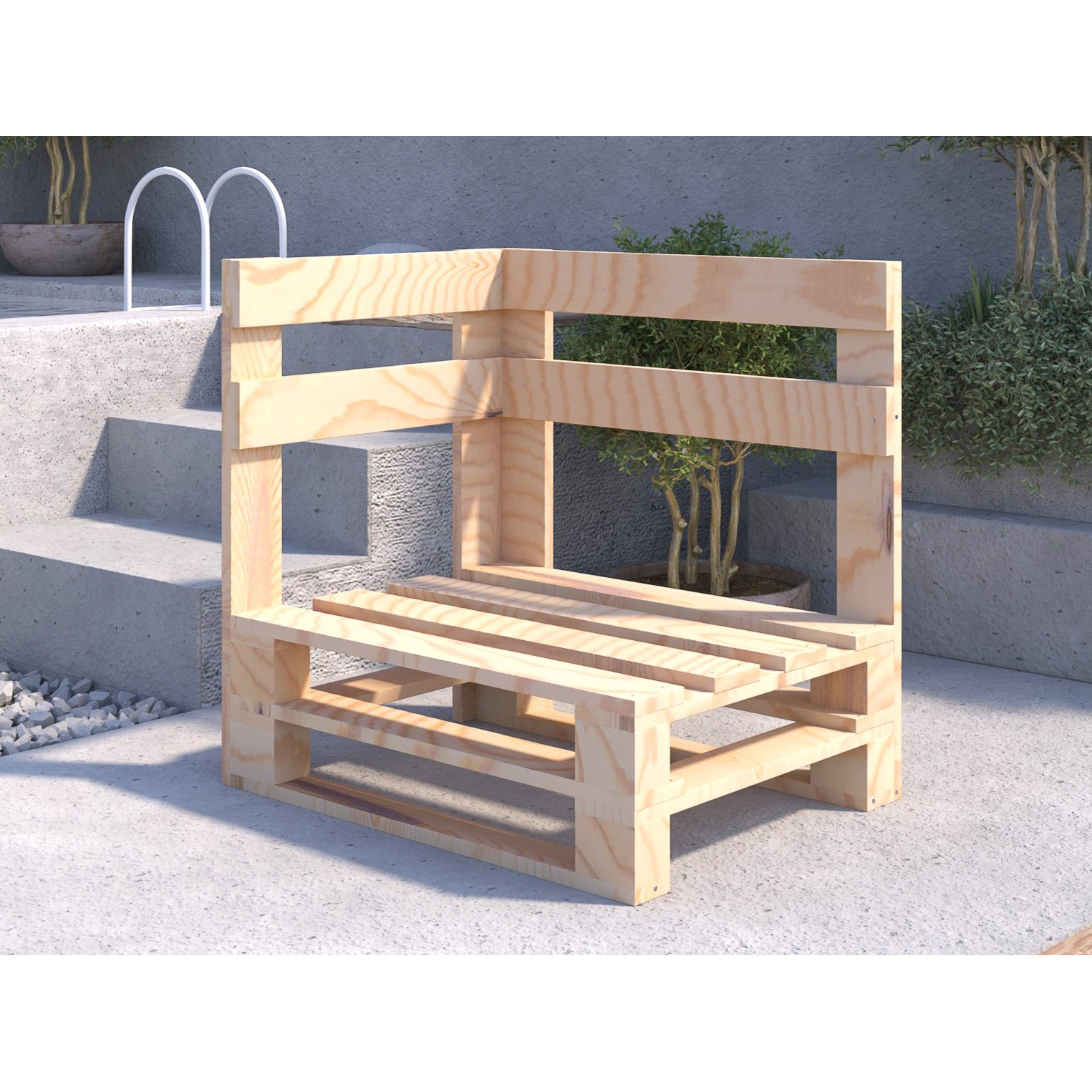 Narożnik mały MPE v3 - Naturalny - opt.