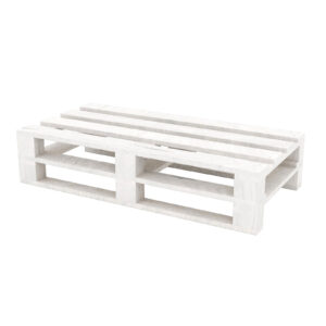 Pufa z palet model MPE BIAŁA