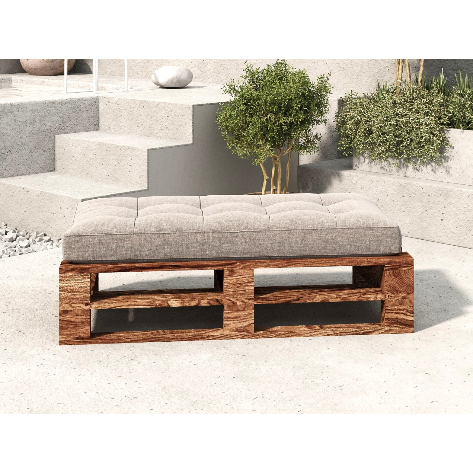 Pufa duża MPE v3 - Dąb - opt.