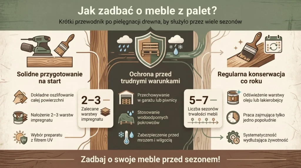 Jak zadbać o meble z palet?